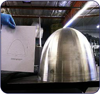 Apollo Metal Spinning - Aerospace nose cone